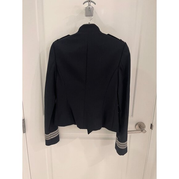 NWOT Lauren Ralph Lauren Jacket Black Military Double breast Sz 2 - Picture 14 of 16